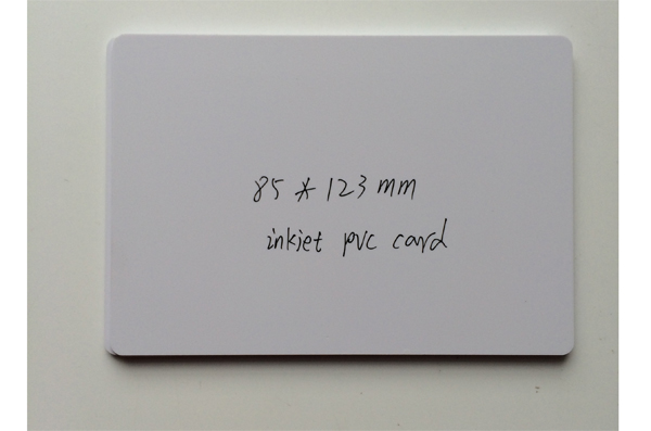  Inkjet Pvc Card for Specifical Size 70*100mm,96*65mm,85*123mm,102*145mm