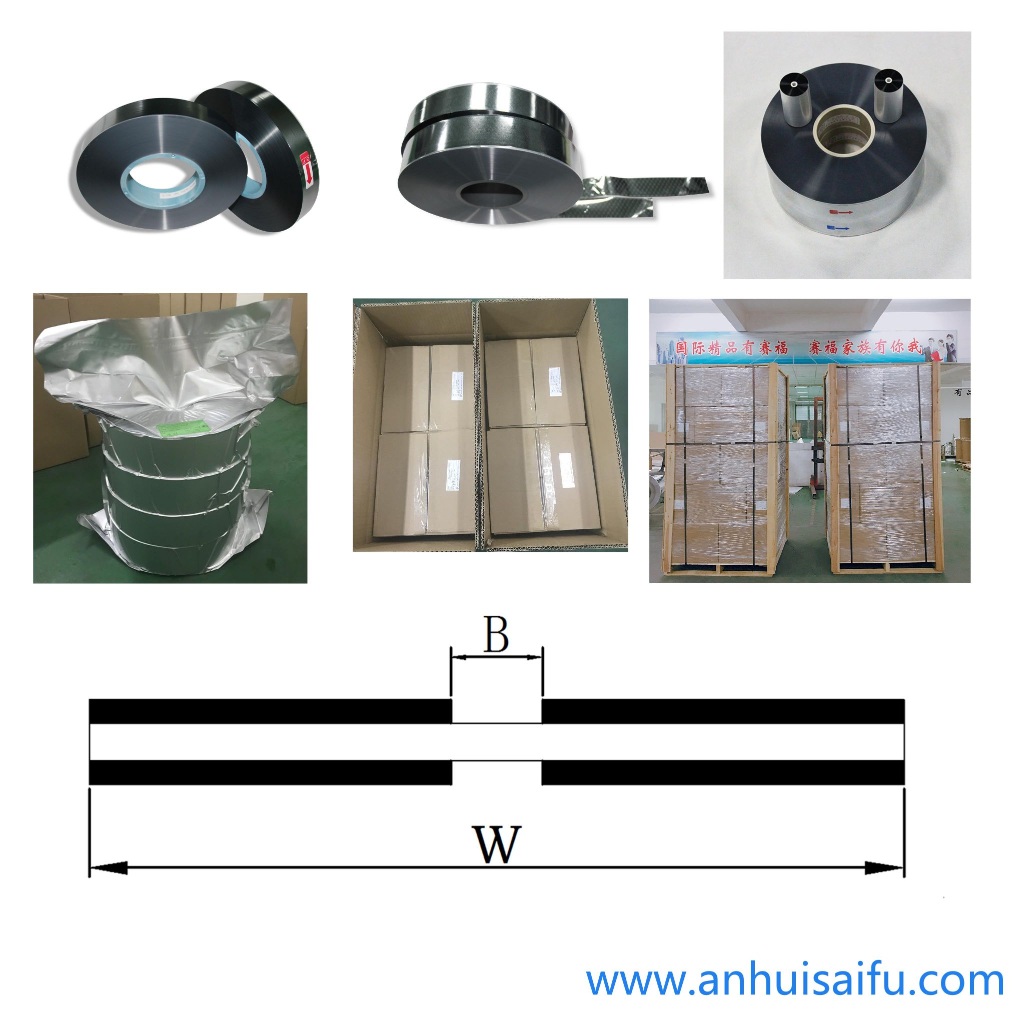 Middle Margin PET Film with Double Sided Al Metallized